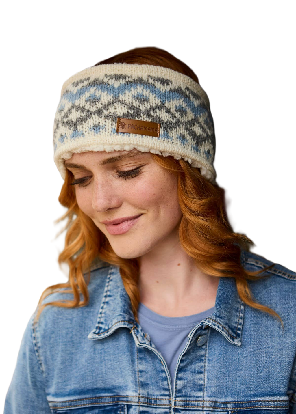 Isländskt Fair Isle-pannband PACHAMAMA LTD